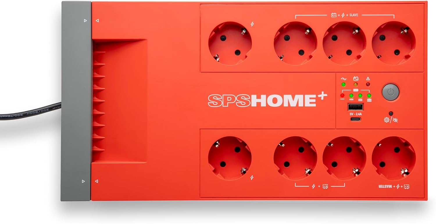 UPS Linha Interativa Salicru SPS 1000+/ 1000VA-600W/ 8 Saídas/ Formato Rack - Imagem 2