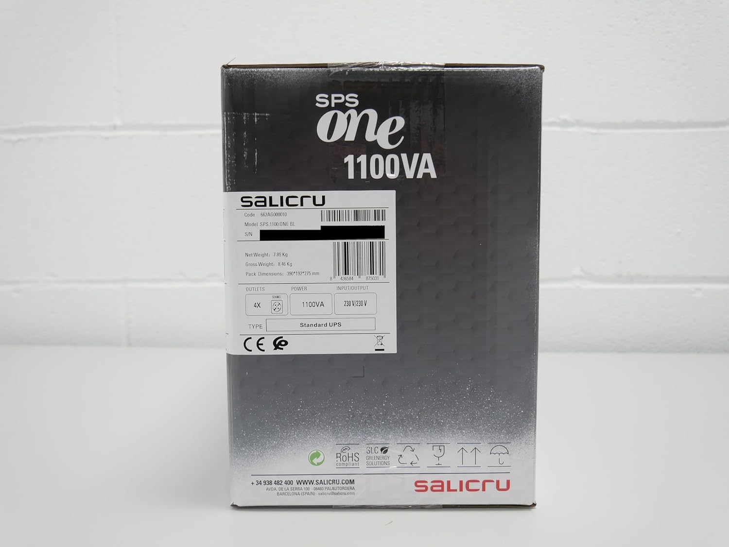 UPS Linha Interativa Salicru SPS 1100 ONE BL/ 1100VA-600W/ 4 Saídas/ Formato Torre - Imagem 6