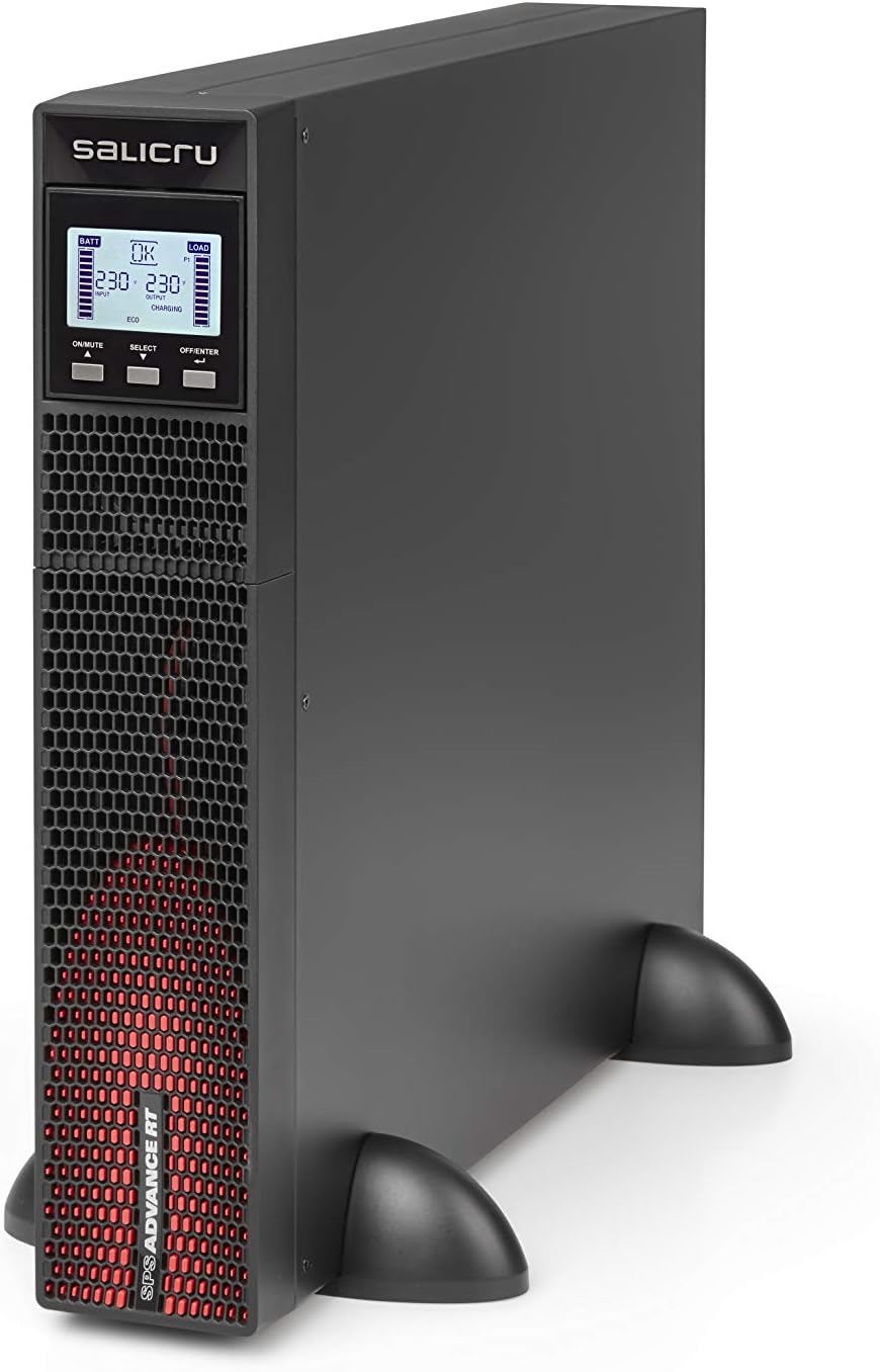 UPS Linha Interativa Salicru SPS 1500 Advance RT2/ 1500VA-1350W/ 8 Saídas/ Formato Torre/ Rack