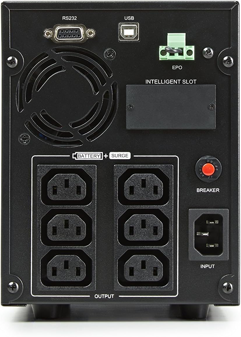 UPS Linha Interativa Salicru SPS 1500 ADV T/ 1500VA-1050W/ 6 Saídas/ Formato Torre - Imagem 3