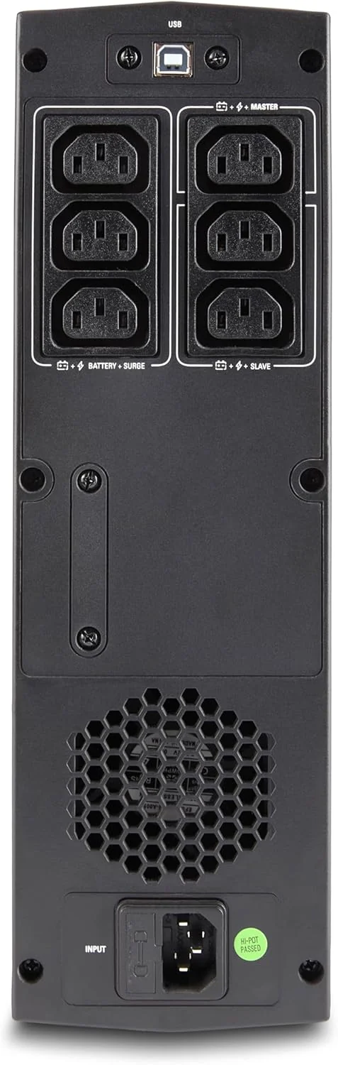 SAI Salicru SPS 1650 SOHO+ IEC 1650VA 900W 6 Tomadas IEC Formato Torre - Imagem 4