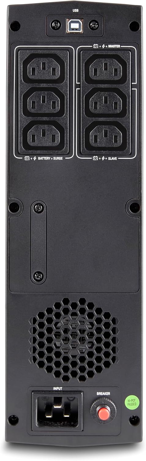 UPS Linha Interativa Salicru SPS 2250 SOHO+/ 2250VA-1200W/ 4 Saídas/ Formato Torre - Imagem 3
