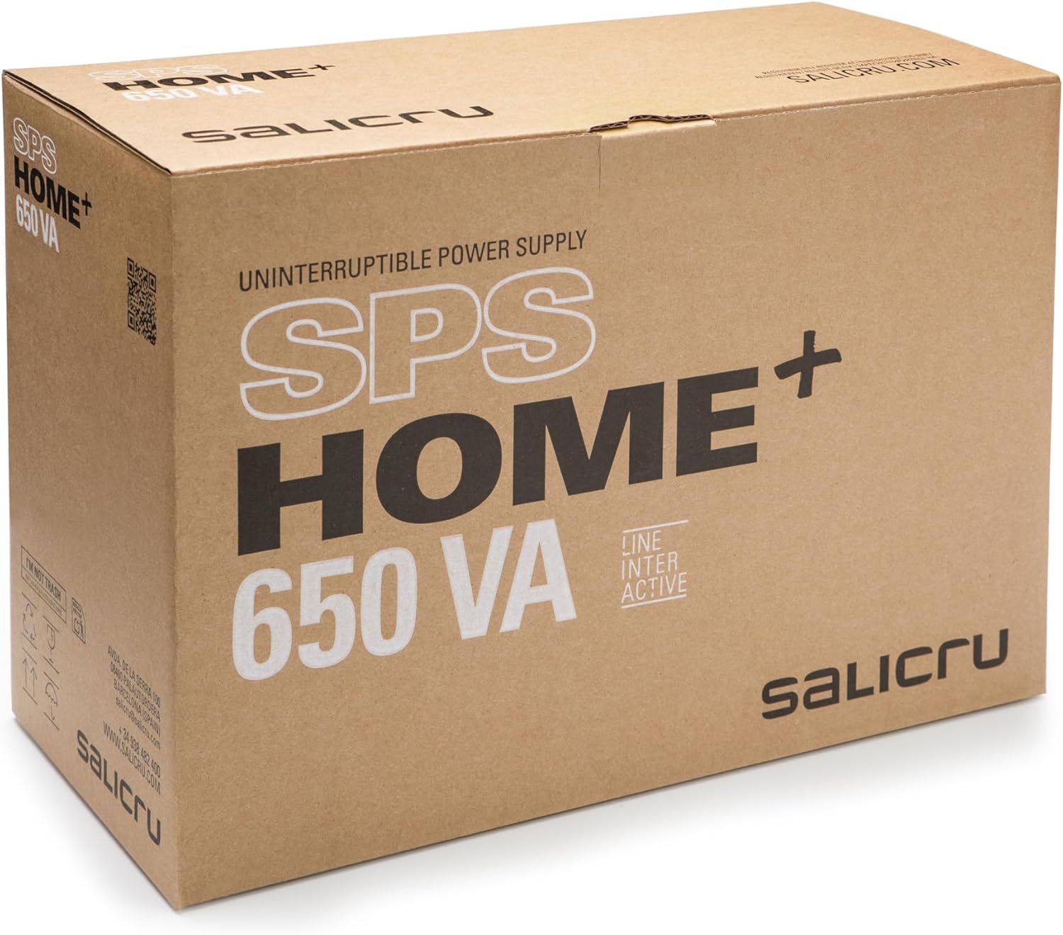 UPS Linha Interativa Salicru SPS 650+/ 650VA-360W/ 8 Saídas/ Formato Rack - Imagem 5