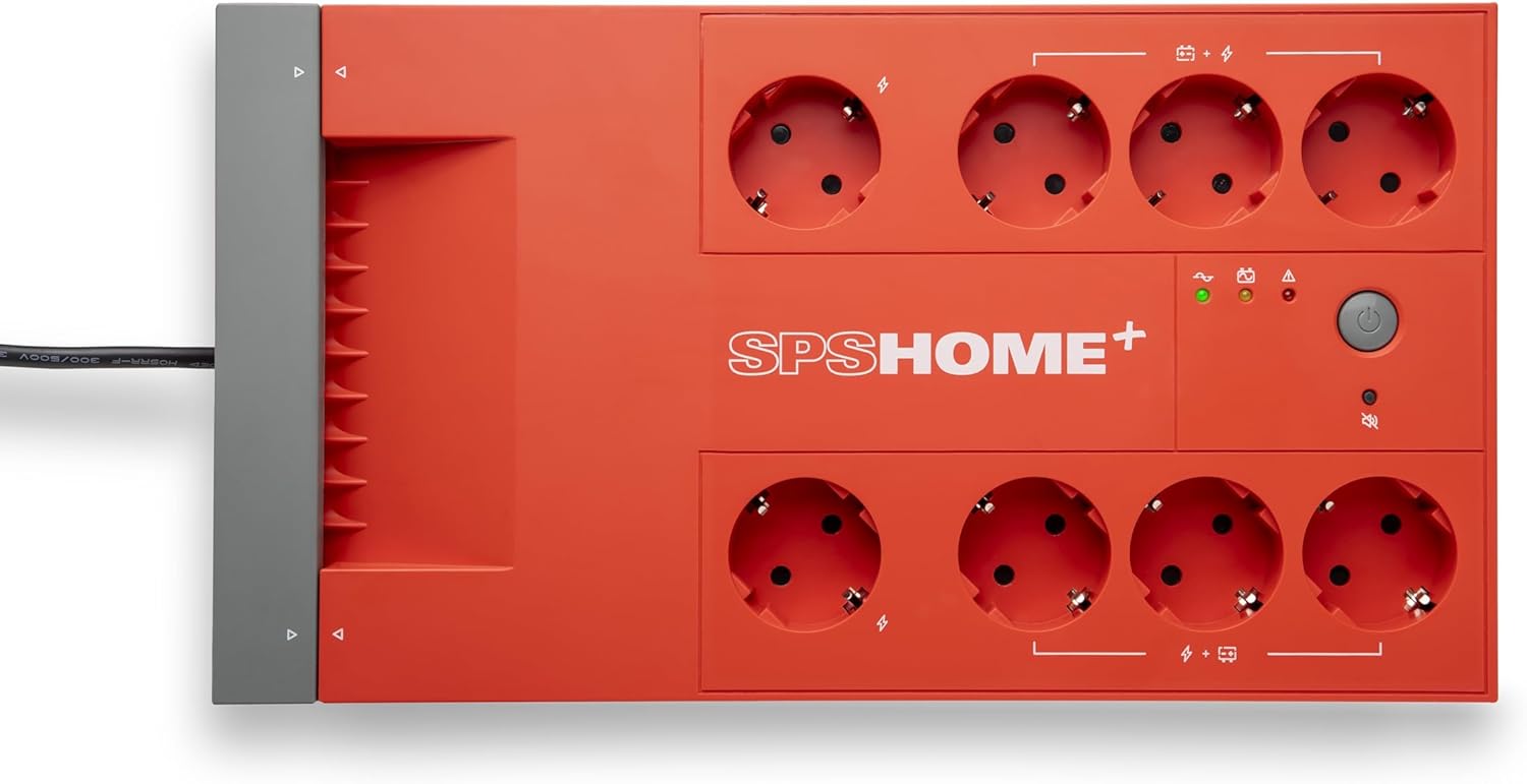 UPS Linha Interativa Salicru SPS 650+/ 650VA-360W/ 8 Saídas/ Formato Rack - Imagem 3