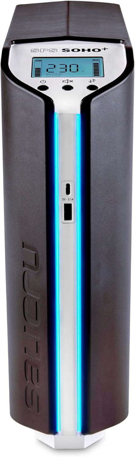 UPS Linha Interativa Salicru SPS 750 SOHO+/ 750VA-420W/ 4 Saídas/ Formato Torre - Imagem 2
