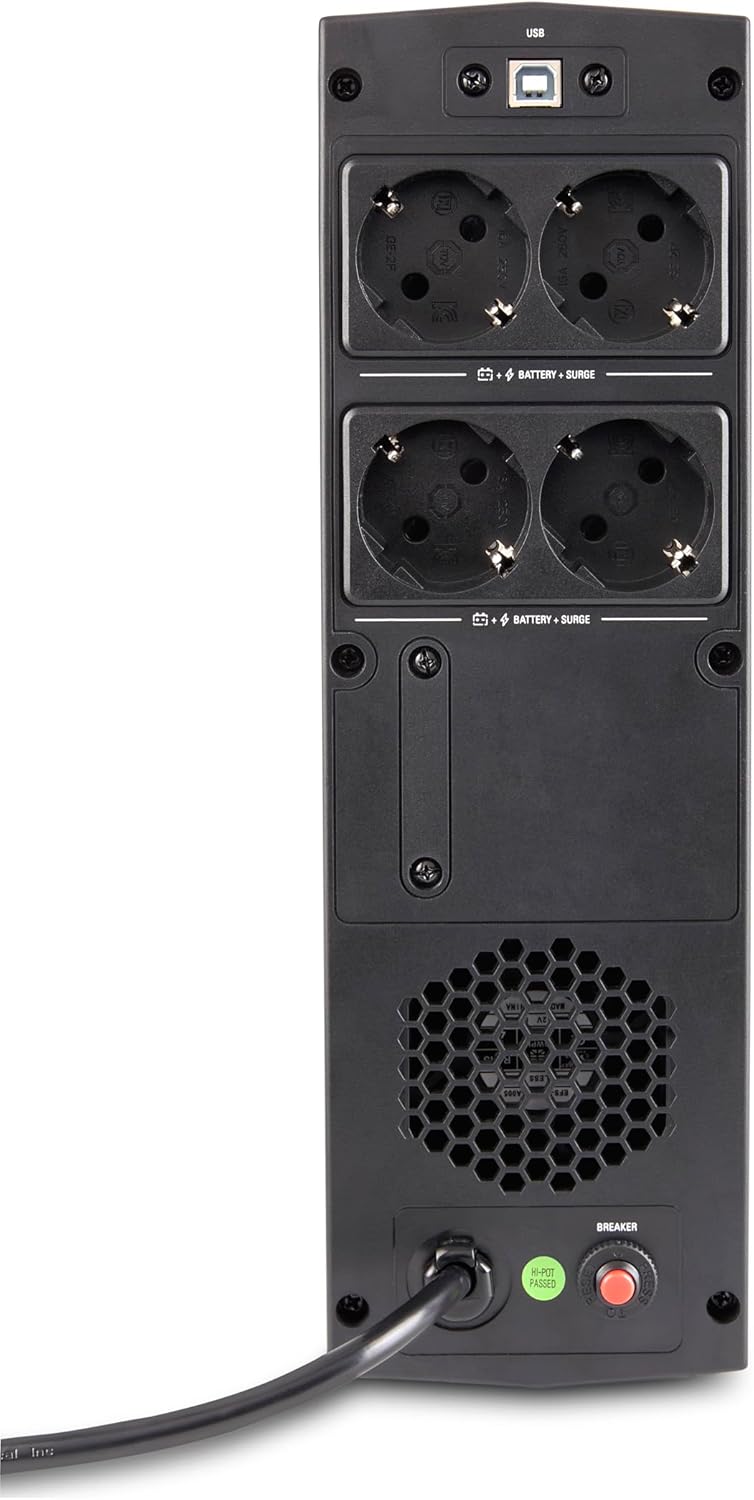 UPS Linha Interativa Salicru SPS 750 SOHO+/ 750VA-420W/ 4 Saídas/ Formato Torre - Imagem 3