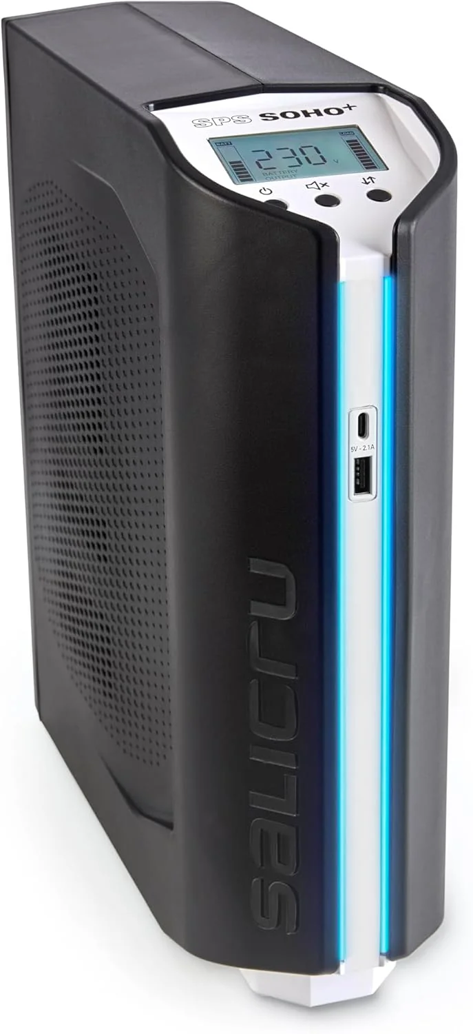 SAI Salicru SPS 750 SOHO+ IEC 750VA 420W 6 Tomadas IEC Formato Torre com 2 Portas USB