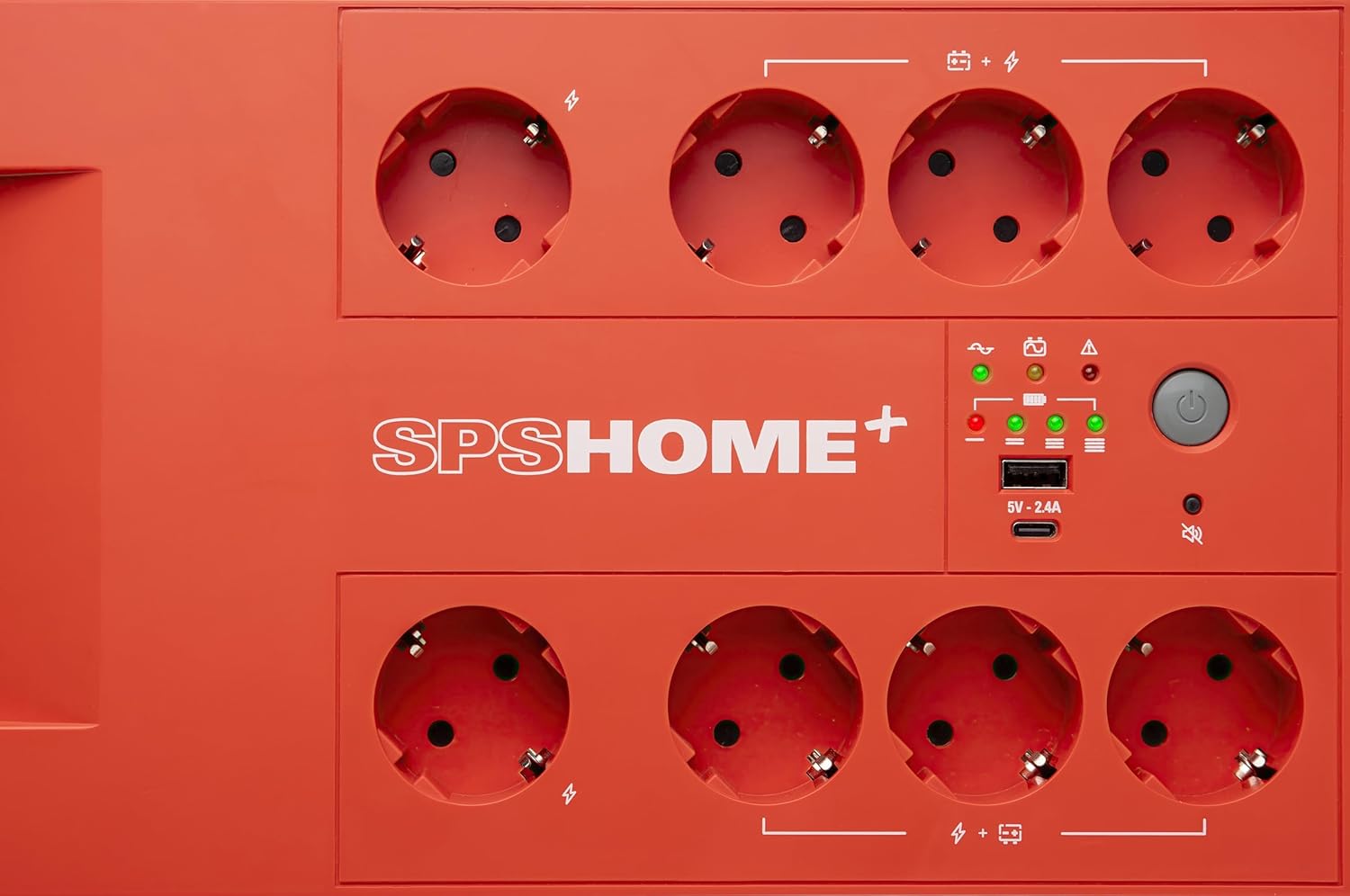 UPS Linha Interativa Salicru SPS 850+/ 850VA-480W/ 8 Saídas/ Formato Rack - Imagem 2