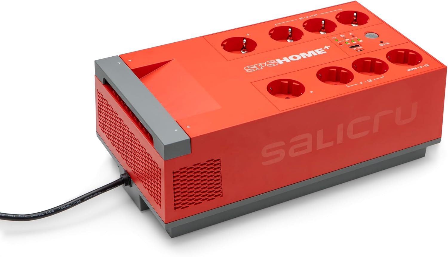 UPS Linha Interativa Salicru SPS 850+/ 850VA-480W/ 8 Saídas/ Formato Rack - Imagem 6