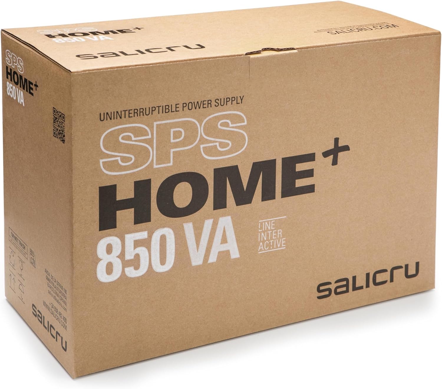 UPS Linha Interativa Salicru SPS 850+/ 850VA-480W/ 8 Saídas/ Formato Rack - Imagem 5