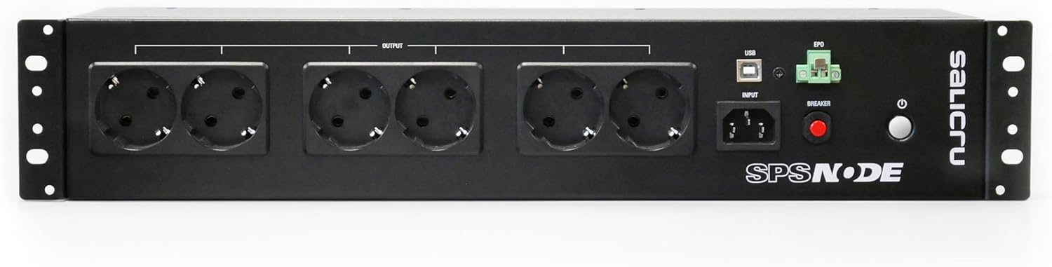 UPS Offline Salicru SPS 900 Node/ 900VA/ 8 Saídas/ Formato Rack 2U - Imagem 2