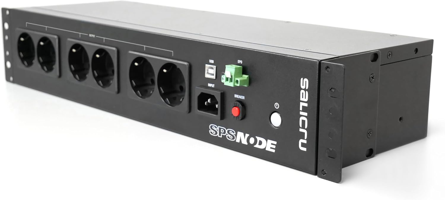 UPS Offline Salicru SPS 900 Node/ 900VA/ 8 Saídas/ Formato Rack 2U - Imagem 4