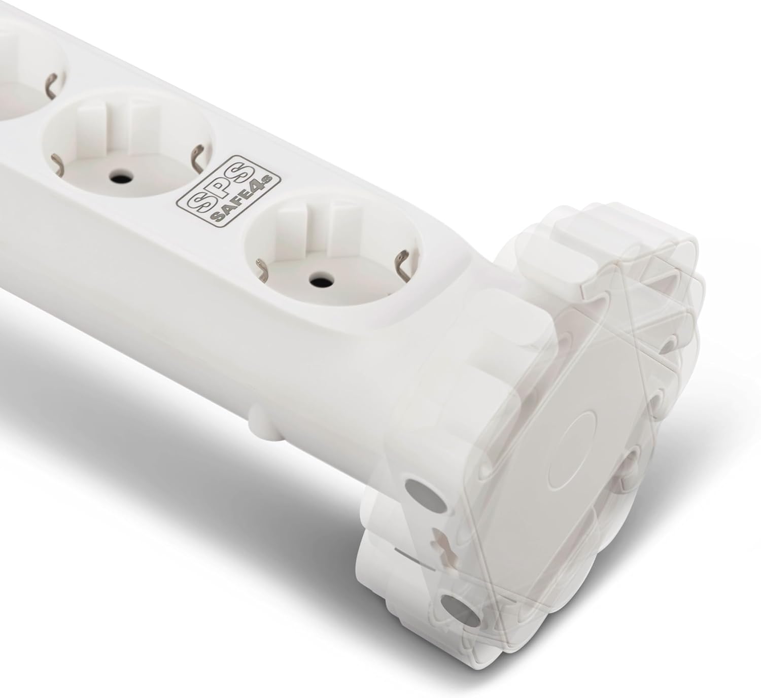 Régua de corrente com interruptor Salicru SAFE 4S/ 4 Tomadas de corrente/ Cabo 1.4m/ Branca - Imagem 3