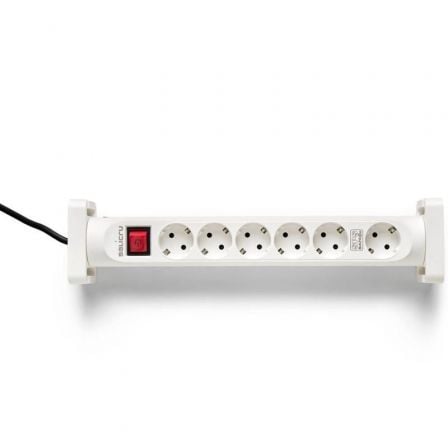 Régua com interruptor Salicru SAFE 6S/ 6 Tomadas de corrente/ Cabo 1.4m/ Branca - Imagem 2