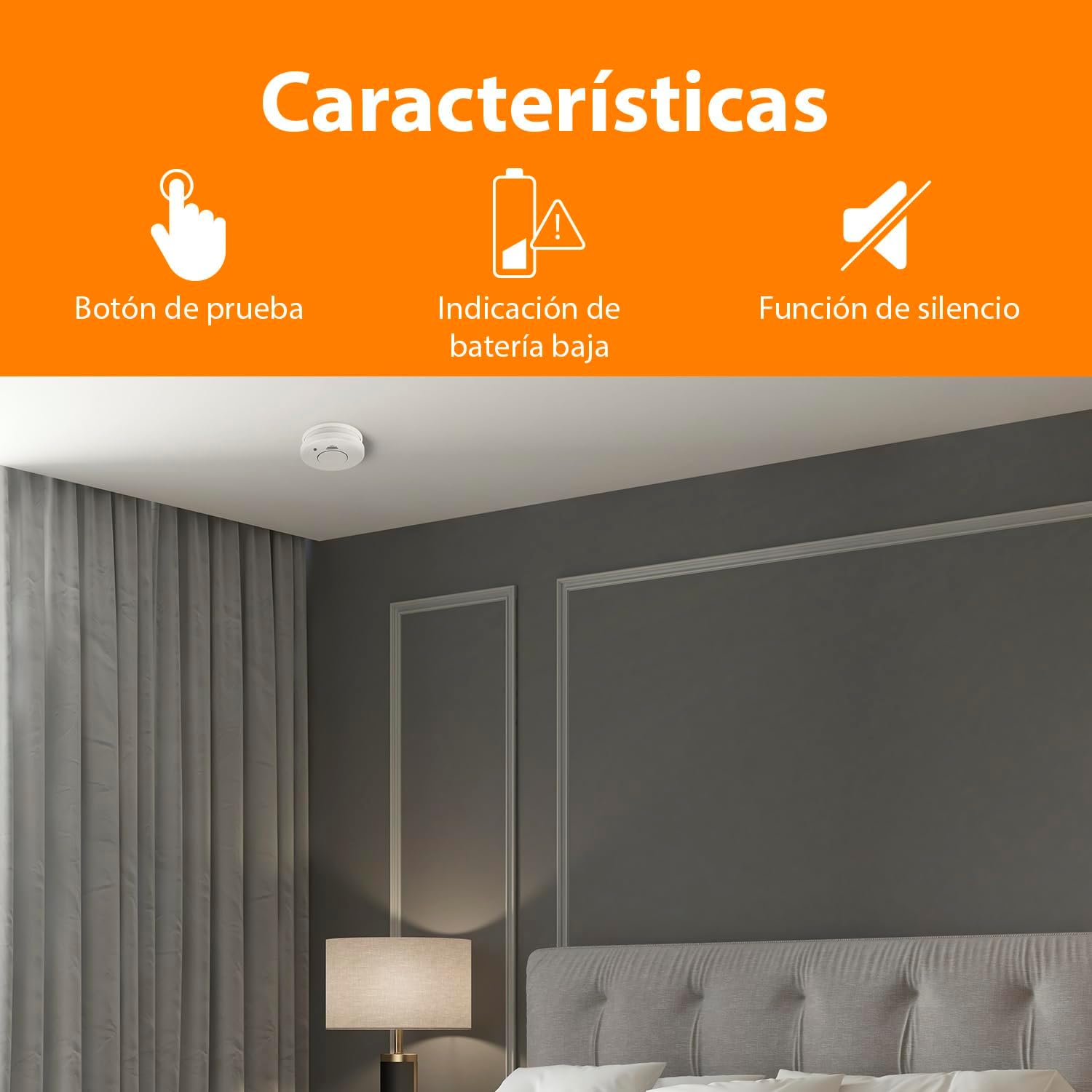 Detector de Fumo Smartwares 10.100.41/ 4 Unidades - Imagem 7