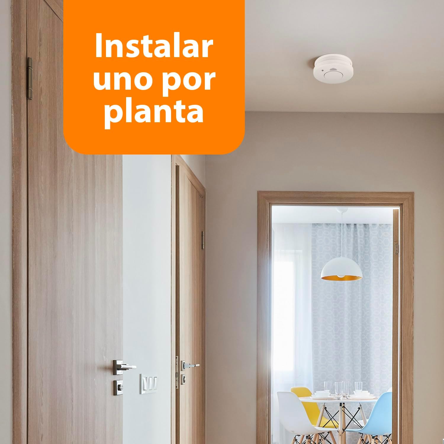 Detector de Fumo Smartwares 10.100.41/ 4 Unidades - Imagem 5
