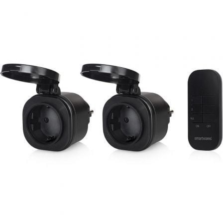 Conjunto de Mini Fichas para Exterior Smartwares SH4-99653/ Pretas
