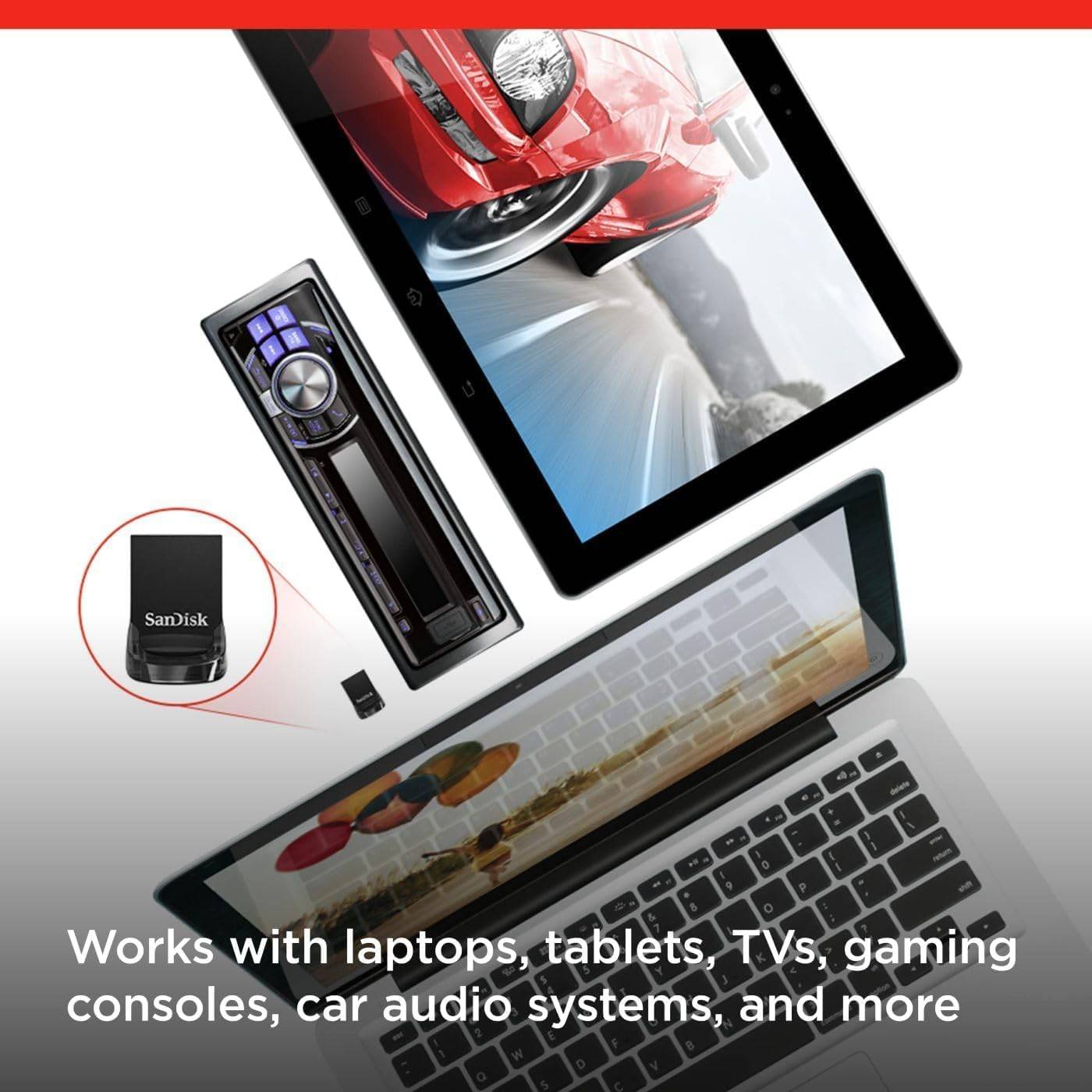 Pens drive 128GB SanDisk Ultra Fit USB 3.1 - Imagem 4