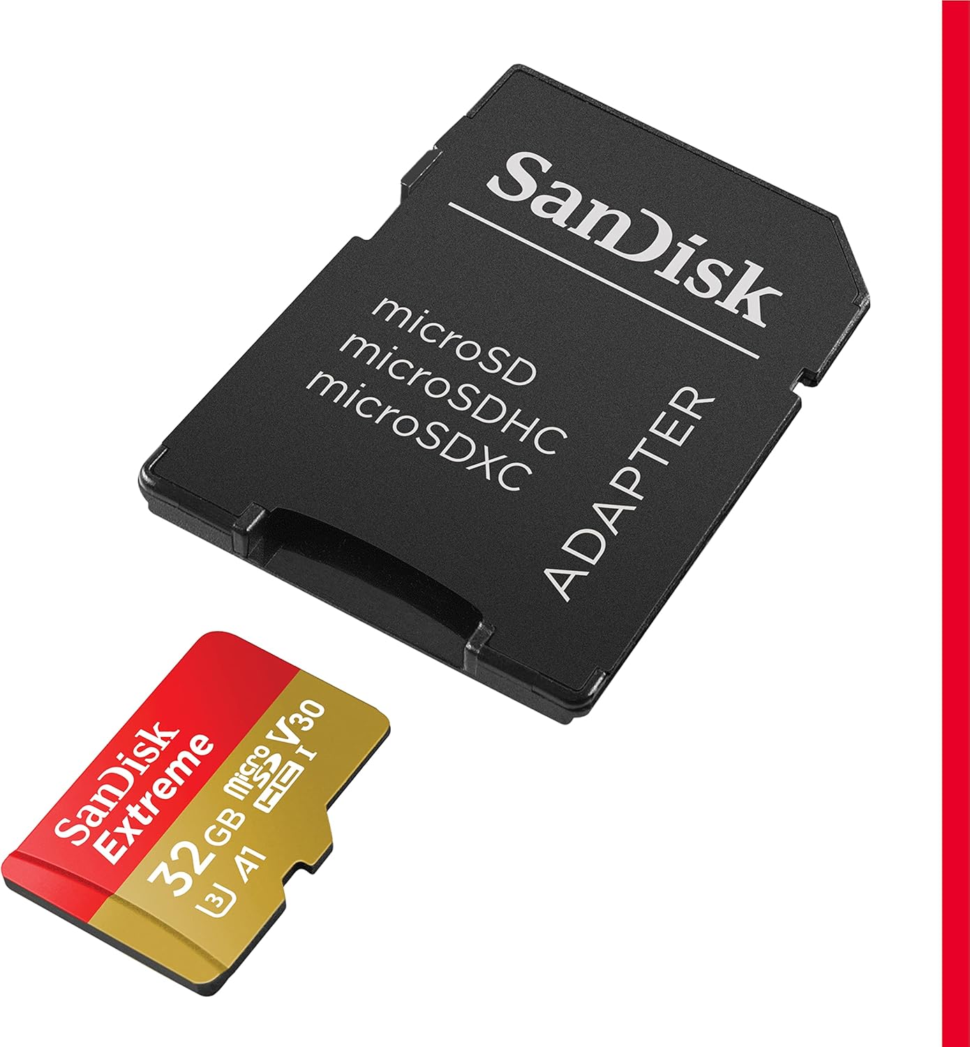 Cartão de Memória SanDisk Extreme 32GB microSD HC UHS-I com Adaptador/ Classe 10/ 100MBs - Imagem 3