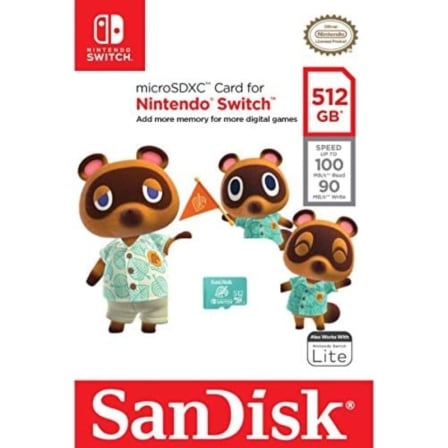 Cartão de Memória SanDisk Nintendo Switch 512GB microSDXC UHS-I Classe 10 100MB/s - Imagem 3