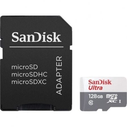 Cartão de Memória SanDisk Ultra 128GB microSD XC com Adaptador/ Classe 10/ 80MB/s - Imagem 3