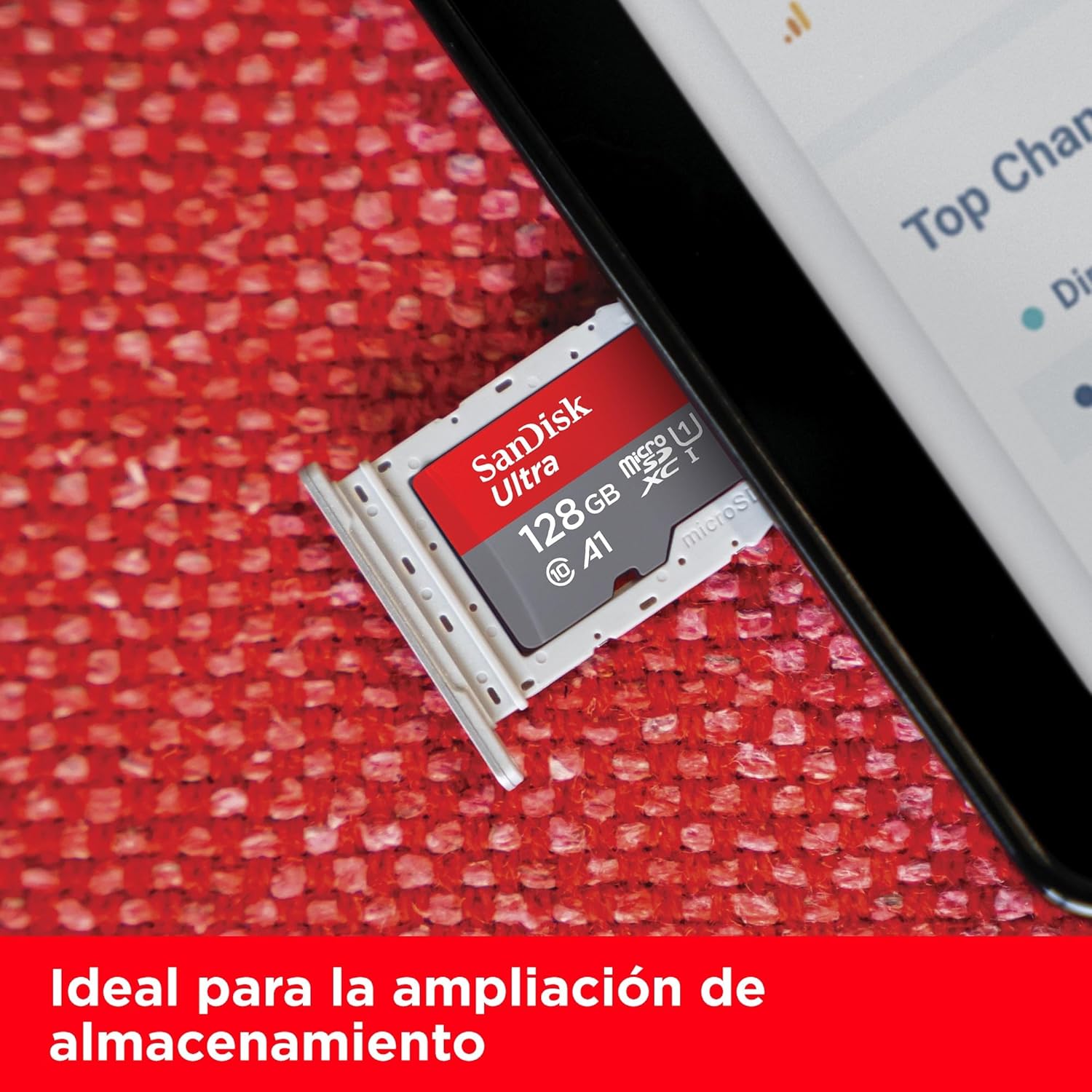 Cartão de Memória SanDisk Ultra 128GB microSD XC com Adaptador/ Classe 10/ 140MBs - Imagem 5