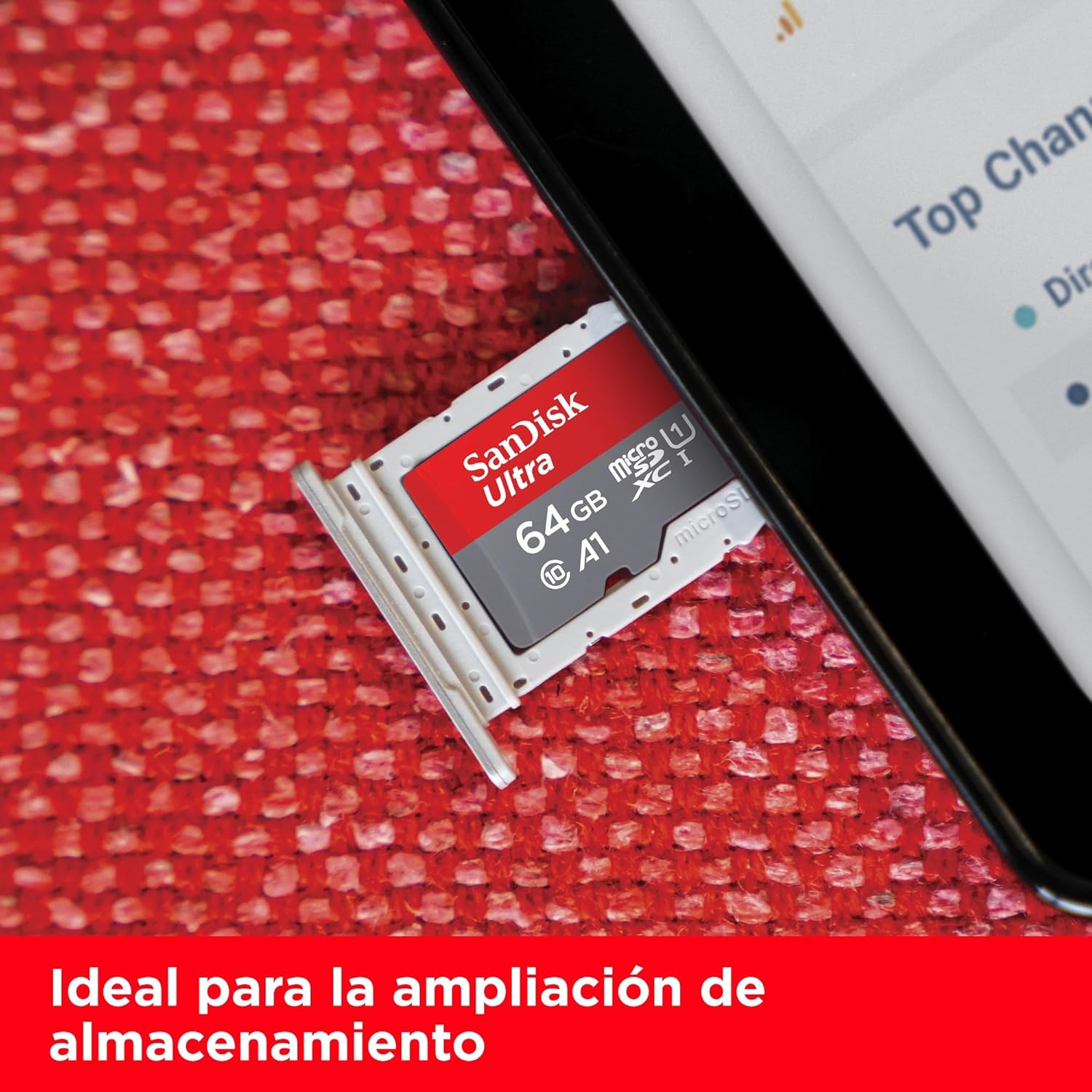 Cartão de Memória SanDisk Ultra 64GB microSD XC com Adaptador/ Classe 10/ 140MBs - Imagem 4