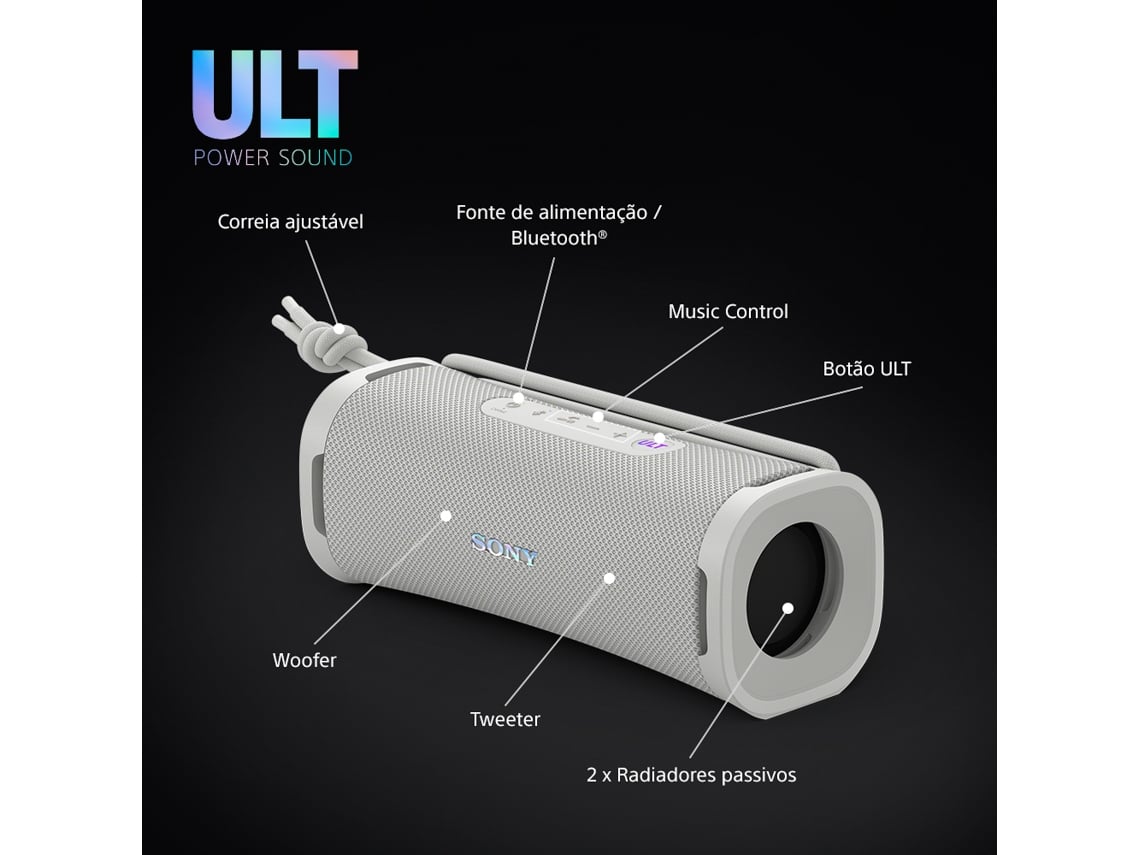 Coluna com Bluetooth Sony ULT FIELD 1/ 2.0/ Branco - Imagem 8