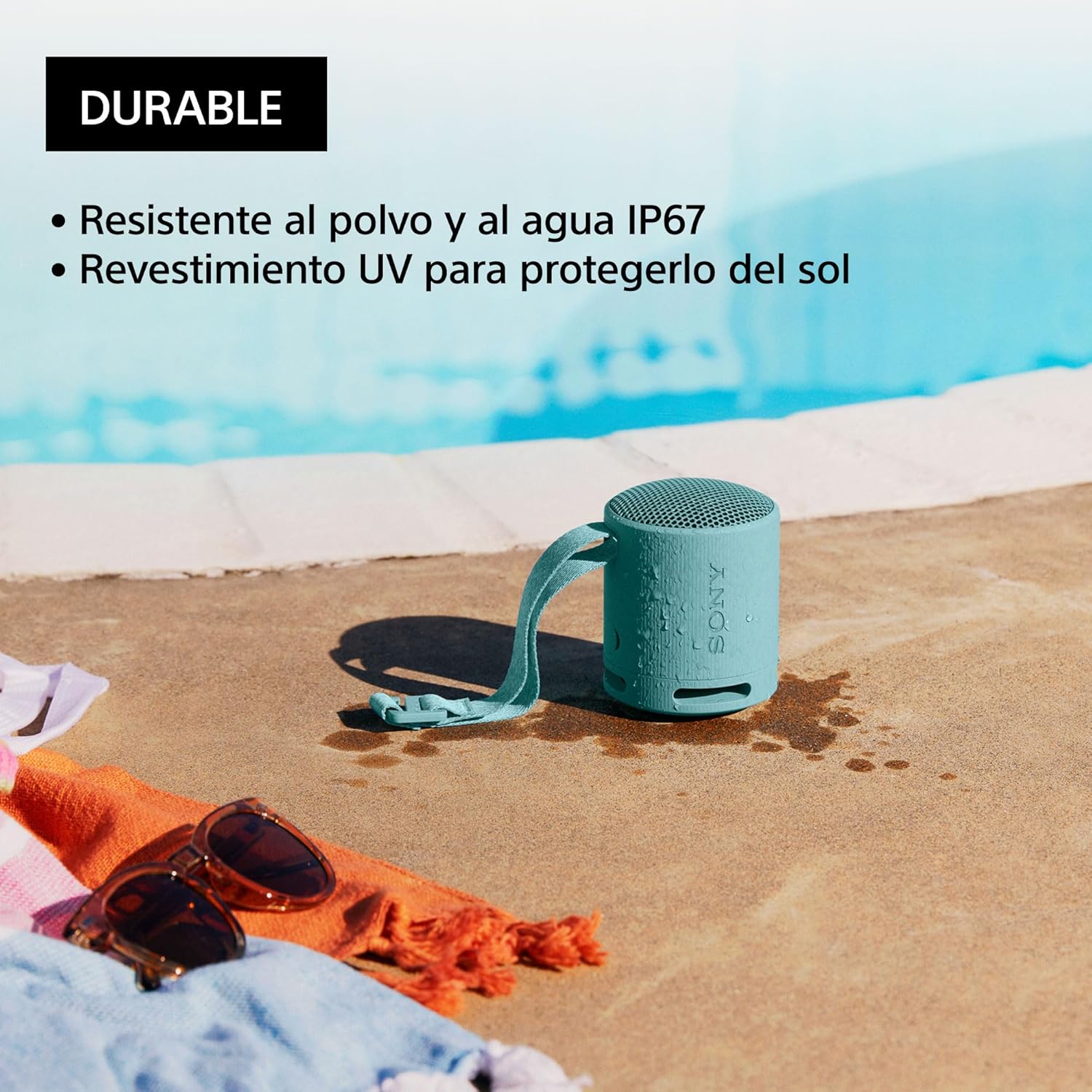 Coluna Portátil com Bluetooth Sony XB100/ 2.0/ Preto - Imagem 5