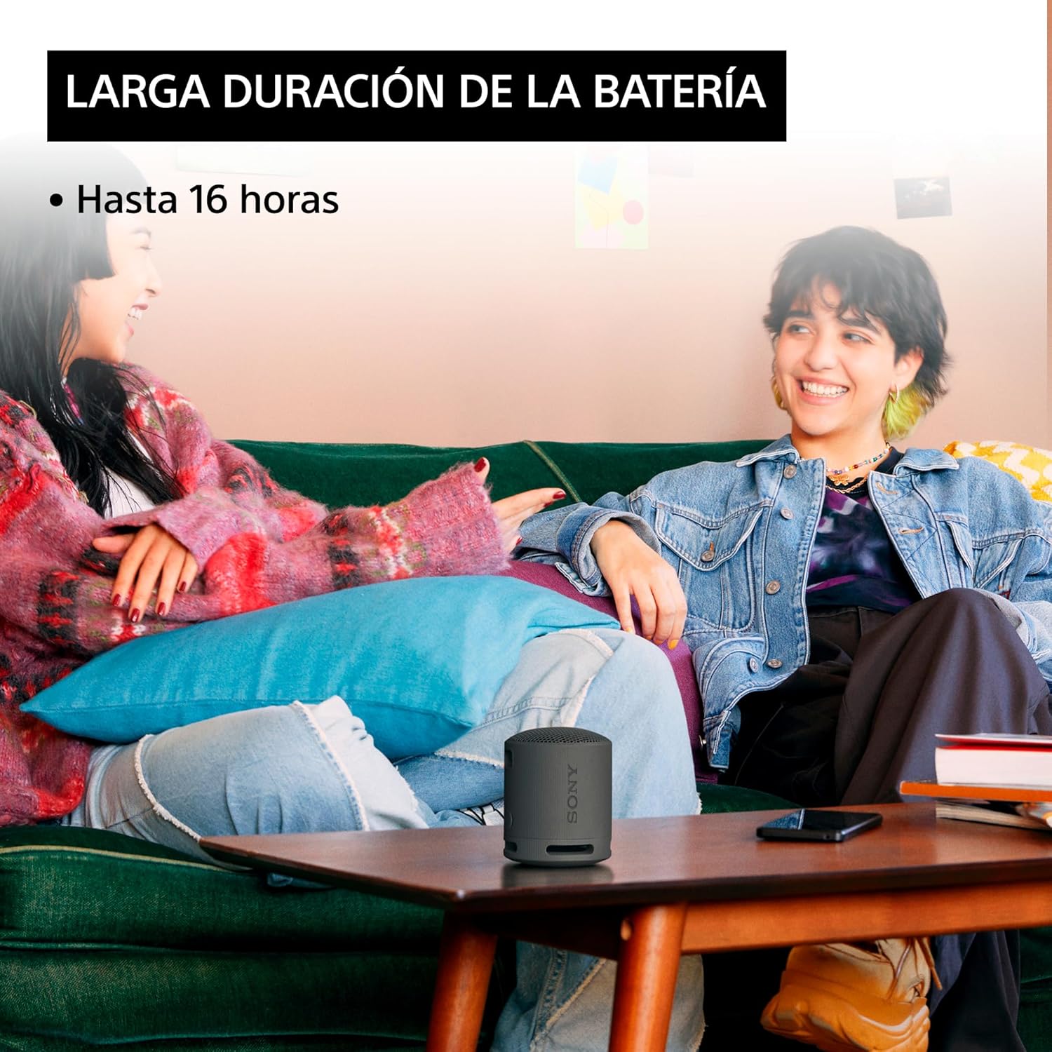 Coluna Portátil com Bluetooth Sony XB100/ 2.0/ Preto - Imagem 4