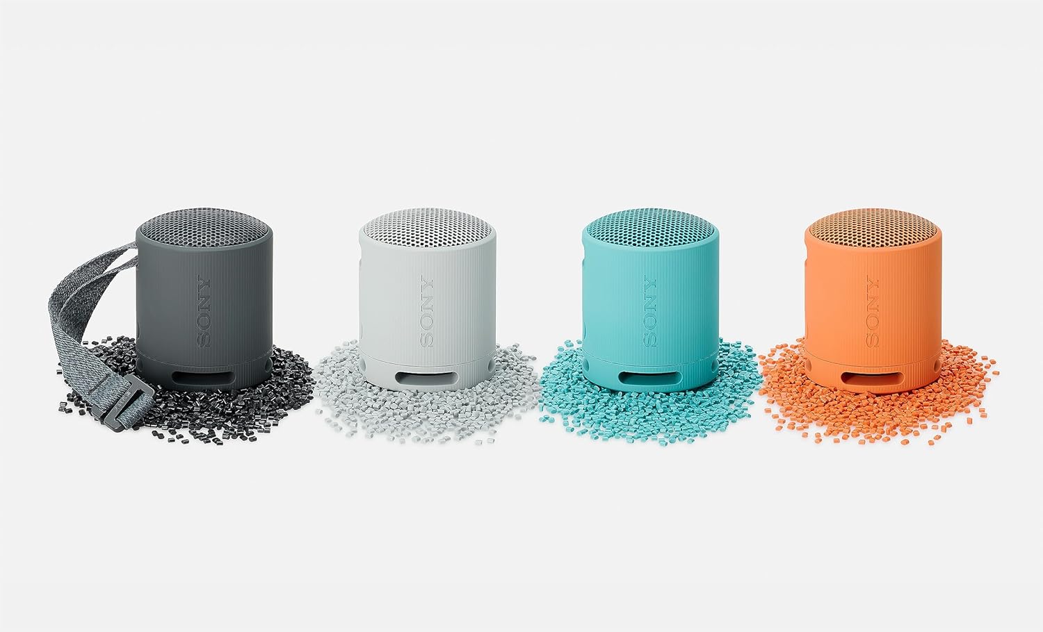 Coluna Portátil com Bluetooth Sony XB100/ 2.0/ Cinzento Claro - Imagem 8