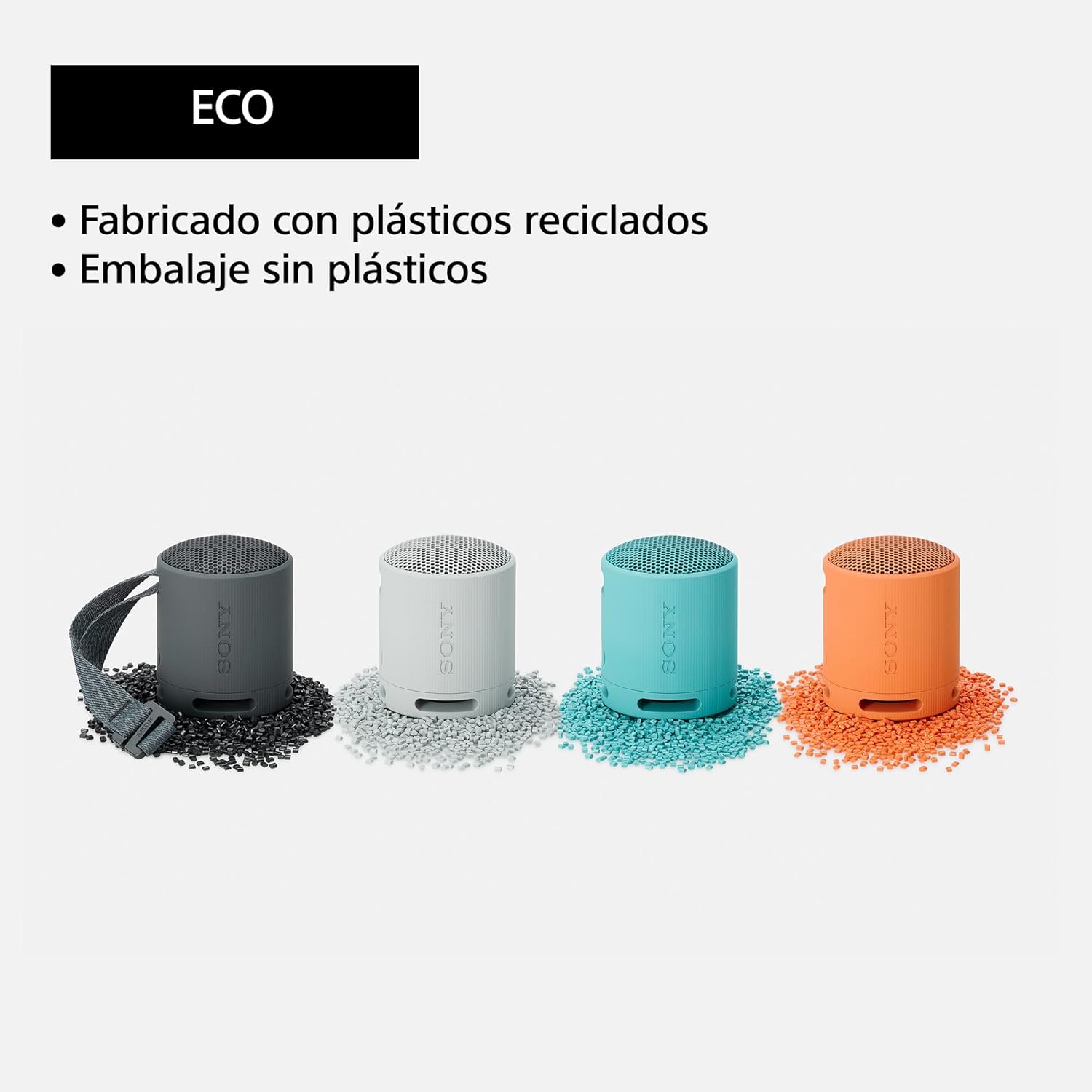 Coluna Portátil com Bluetooth Sony XB100/ 2.0/ Laranja - Imagem 7