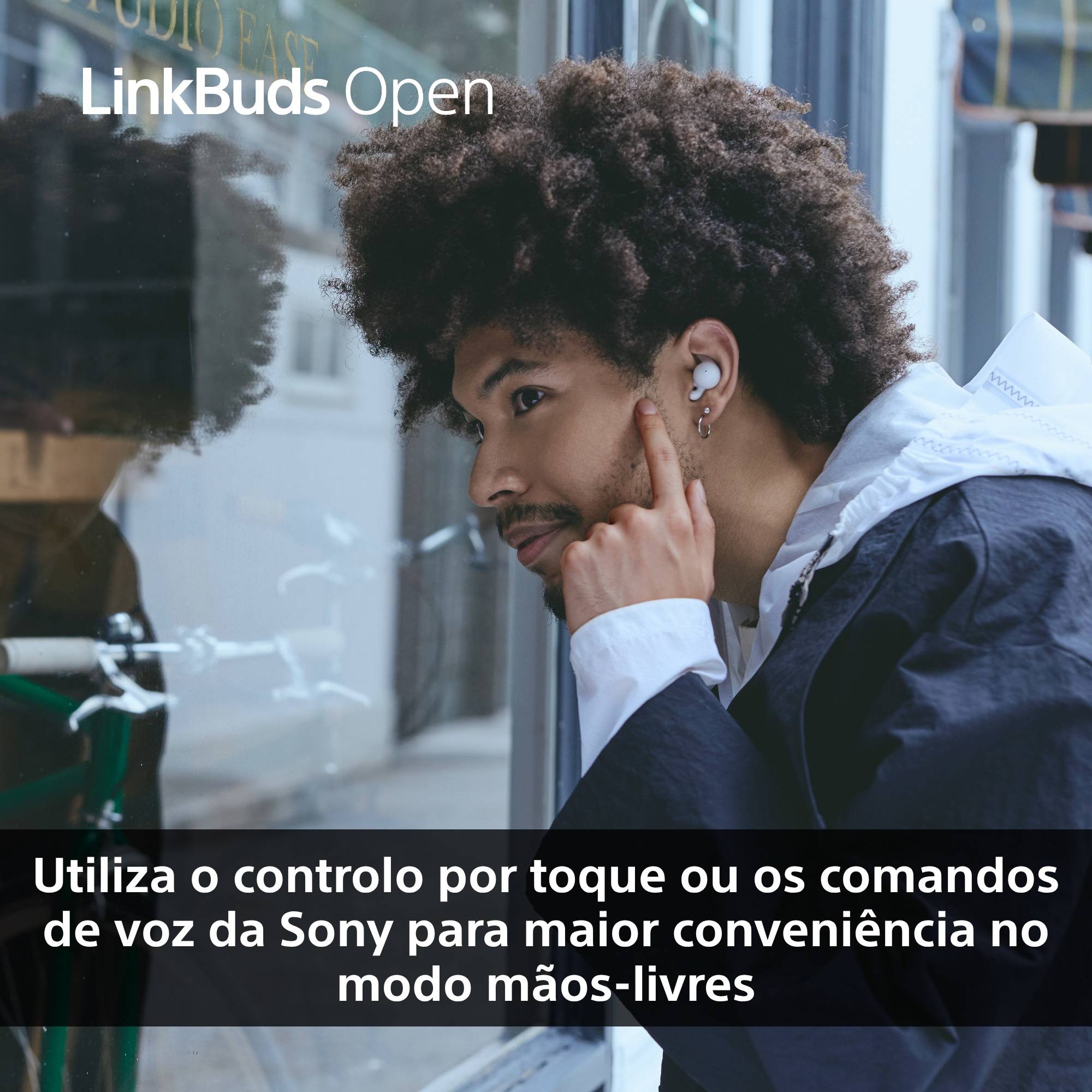 Auriculares Bluetooth Sony LinkBuds Open com estojo de carregamento/ Autonomia 8h/ Violetas - Imagem 8