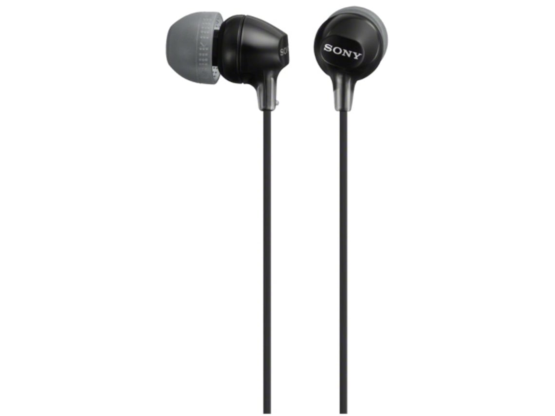 Auscultadores Intra-auriculares Sony MDREX15LPB/ Jack 3.5/ Preto