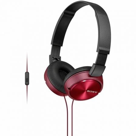 Auscultadores Sony MDRZX310APR/ com Microfone/ Jack 3.5/ Vermelhos