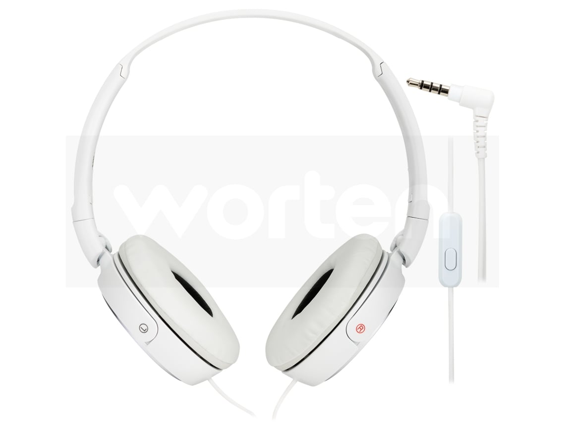 Auscultadores Sony MDRZX310APW/ com Microfone/ Jack 3.5/ Brancos - Imagem 3