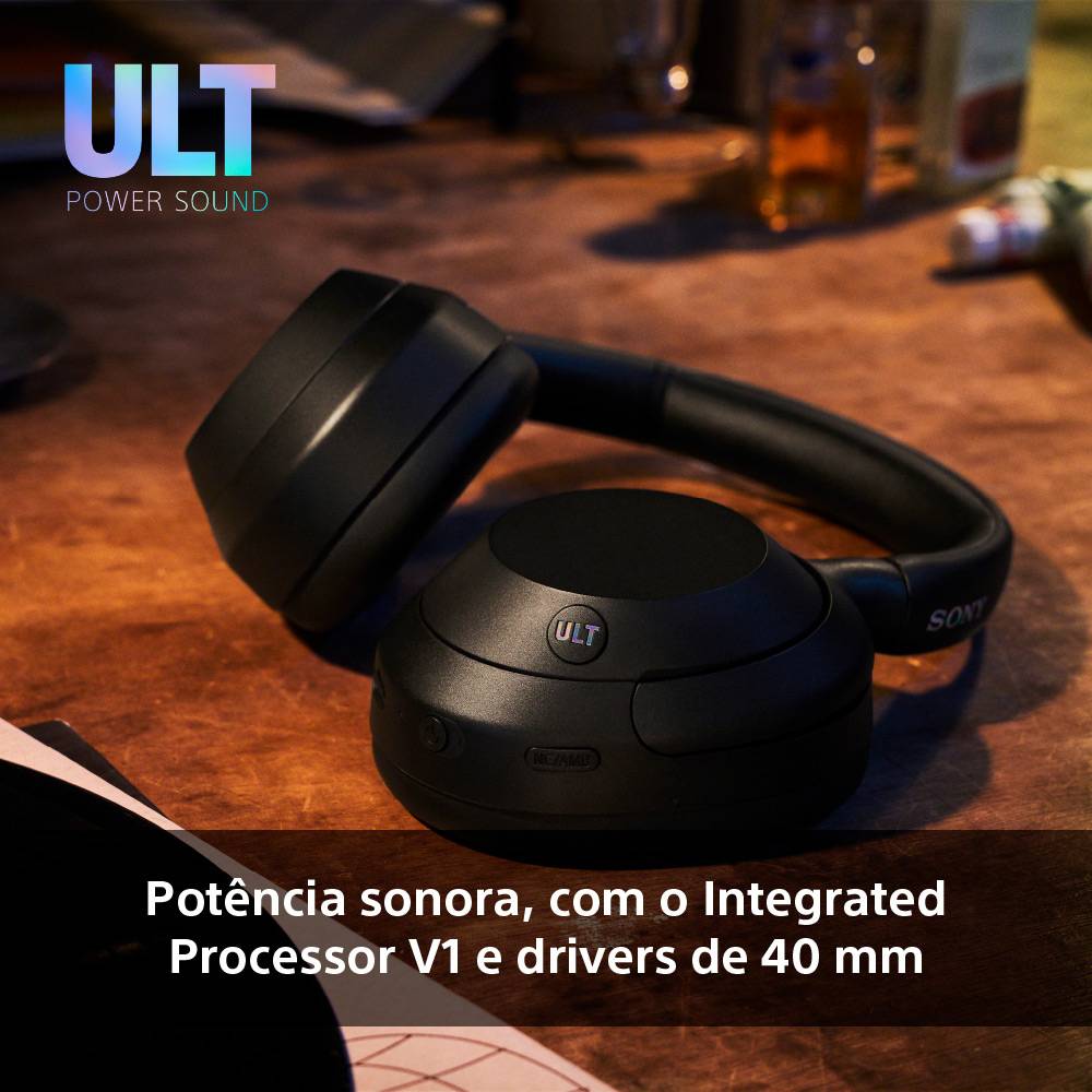 Auscultadores Sem Fios Sony Ult Wear / com Microfone / Bluetooth / Pretos - Imagem 3