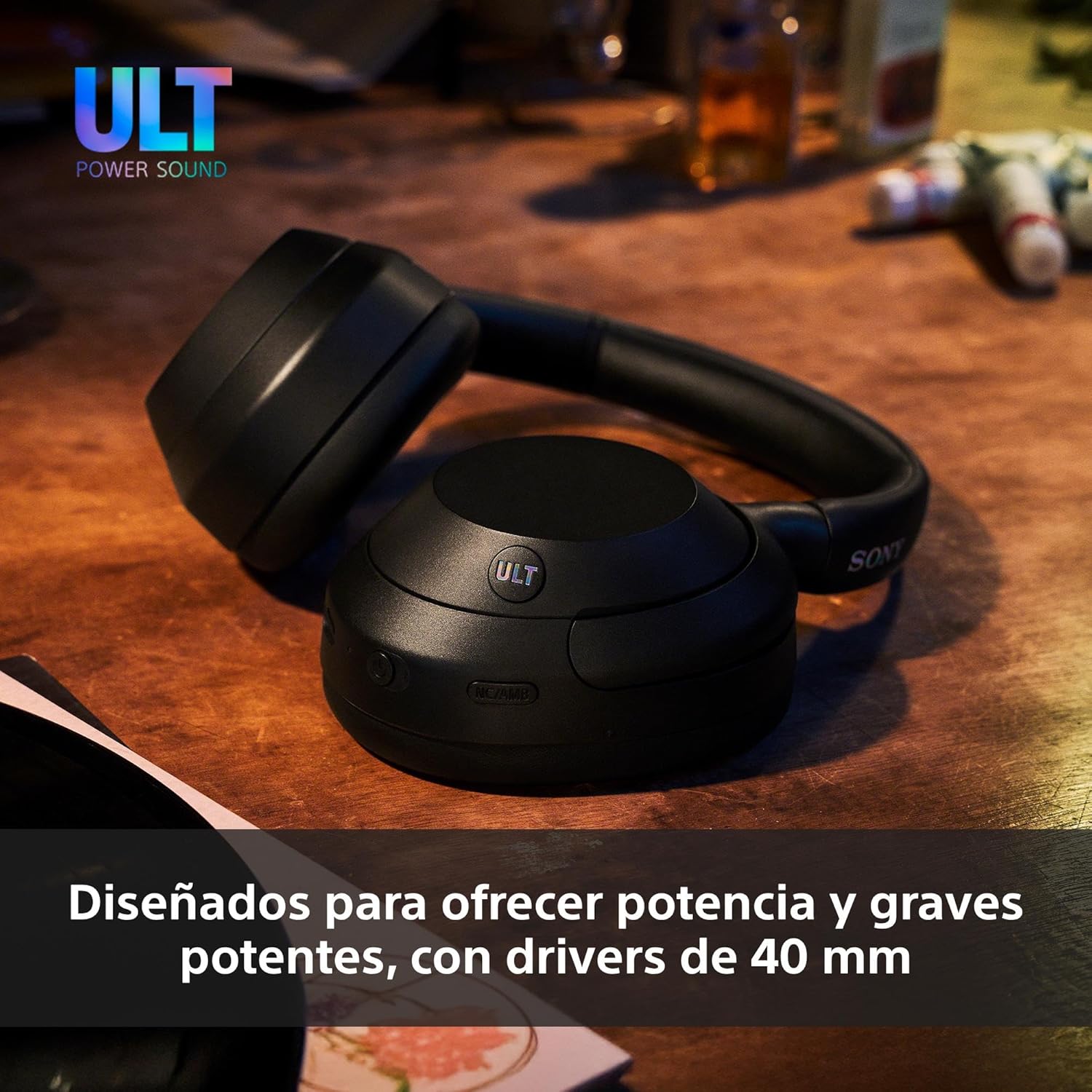 Auriculares Sem Fios Sony Ult Wear/ com Microfone/ Bluetooth/ Brancos - Imagem 3