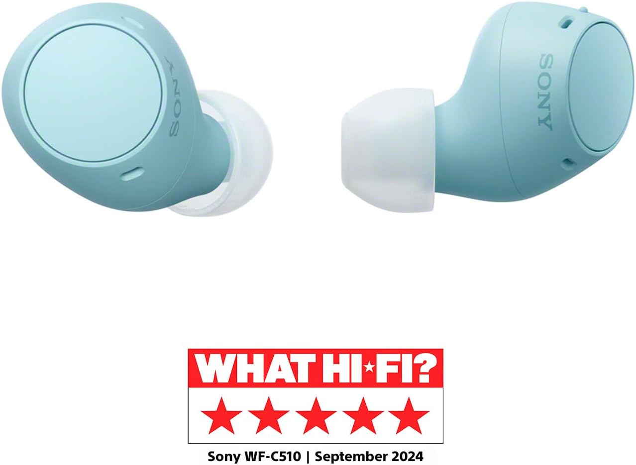 Auscultadores Bluetooth Sony WF-C510 com estojo de carregamento/ Autonomia 5h/ Azuis - Imagem 17