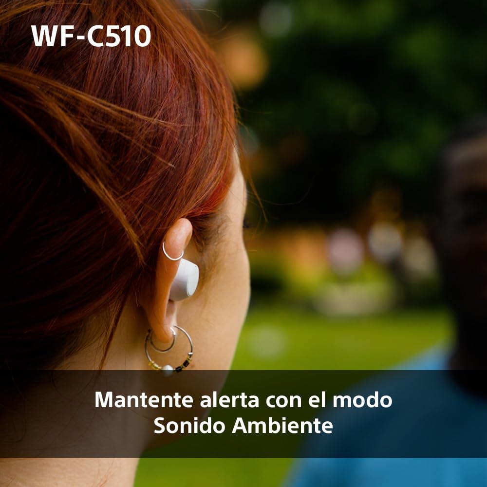 Auscultadores Bluetooth Sony WF-C510 com estojo de carregamento/ Autonomia 5h/ Brancos - Imagem 8