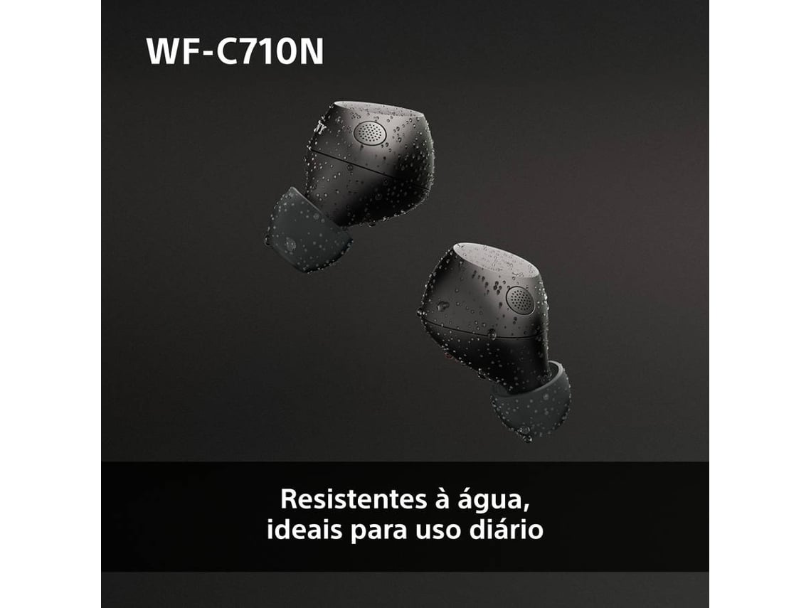 Auriculares Bluetooth Sony WF-C710N com estojo de carregamento/ Autonomia 12h/ Pretos - Imagem 14