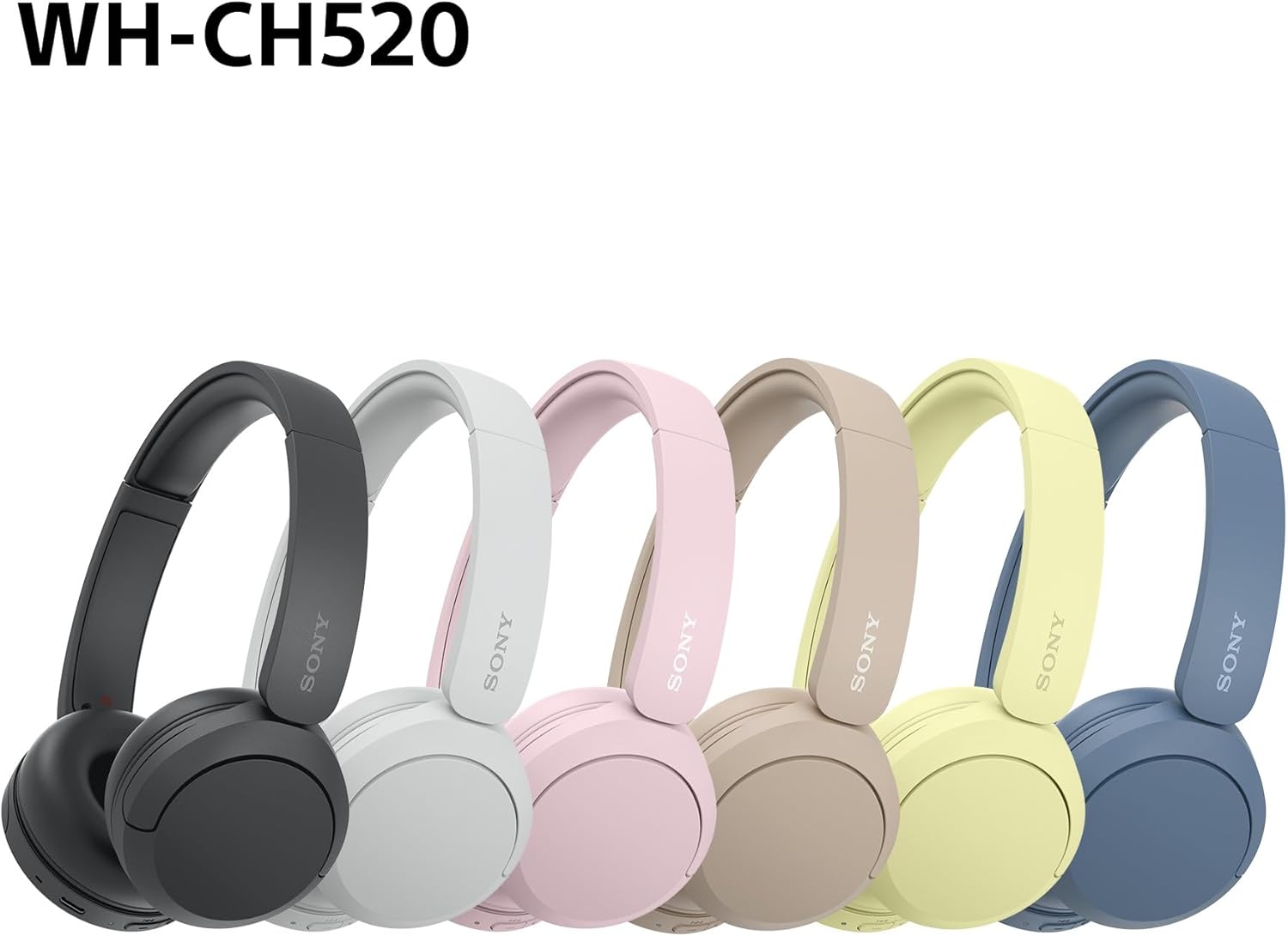 Auriculares Sem Fios Sony WH-CH520/ com Microfone/ Bluetooth/ Bege - Imagem 10