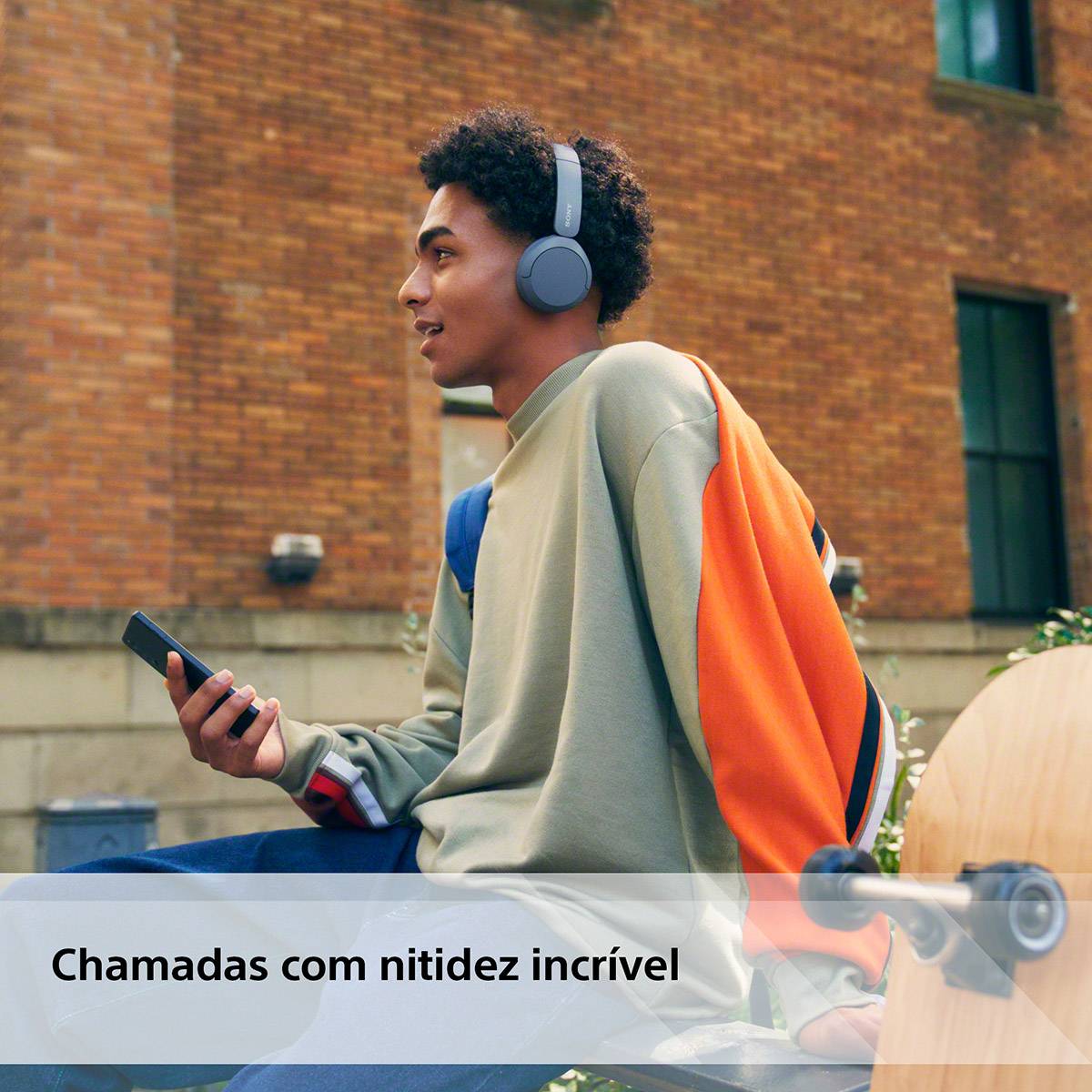 Auscultadores sem fios Sony WH-CH520/ com Microfone/ Bluetooth/ Azuis - Imagem 9