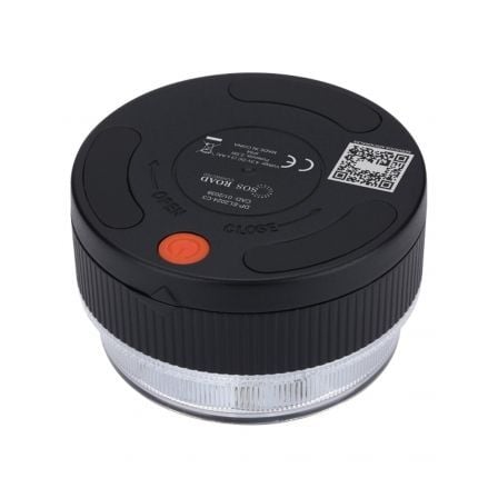 Luz de Baliza de emergência para Carro SOS Road Connected EL2024 V16 / Homologada / Base Magnética / Geolocalizável / Funciona a Pilhas - Imagem 4