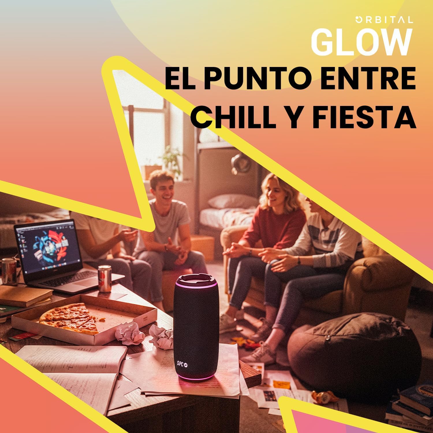 Altifalante com Bluetooth SPC Orbital Glow/ 25W/ 2.0 - Imagem 6