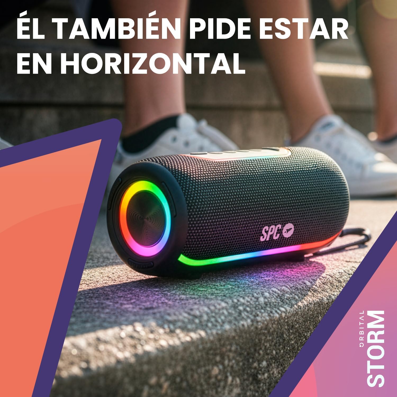 Altifalante com Bluetooth SPC Orbital Storm/ 60W/ 2.0 - Imagem 5