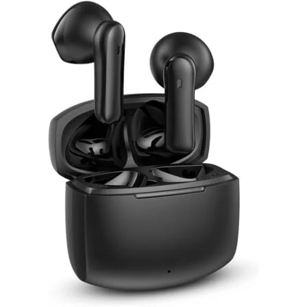 Auriculares Bluetooth SPC Ether 3 Buds TWS Autonomia 28h Bluetooth 6.0 Google Fast Pair Pretos - Imagem 2