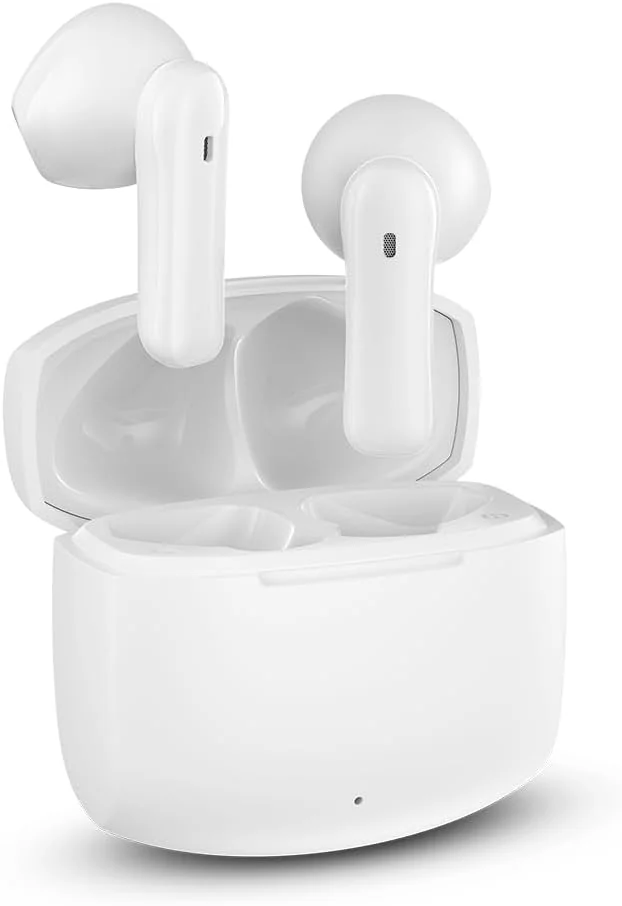 Auriculares Bluetooth SPC Ether 3 Buds True Wireless Bluetooth 6.0 Autonomia 28h USB-C Branco - Imagem 2