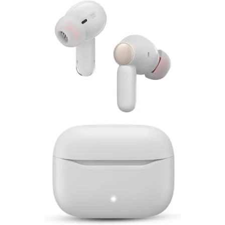 Auriculares Bluetooth SPC Ether 3 Pro com Estojo de Carga 35h Autonomia ENC Dual Connection Branco