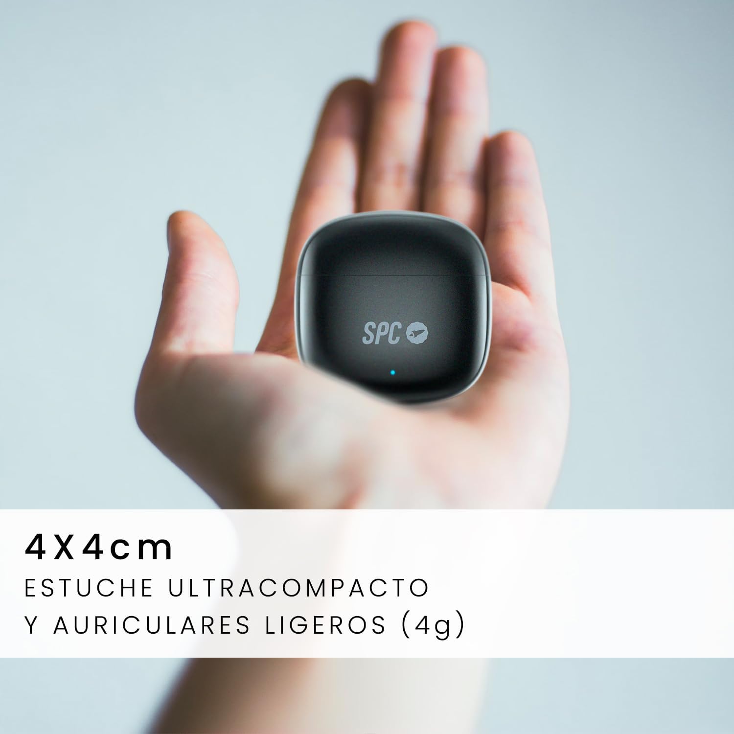 Auriculares Bluetooth SPC Zion 2 Play com estojo de carregamento/ Autonomia 7h/ Pretos - Imagem 6